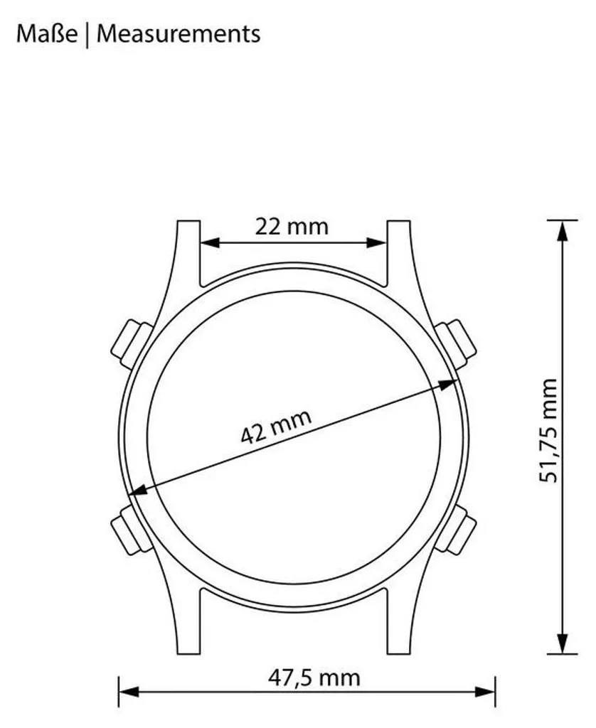 Montre Digitale Étanche KHS Platoon Robuste avec Écran Rétroéclairé