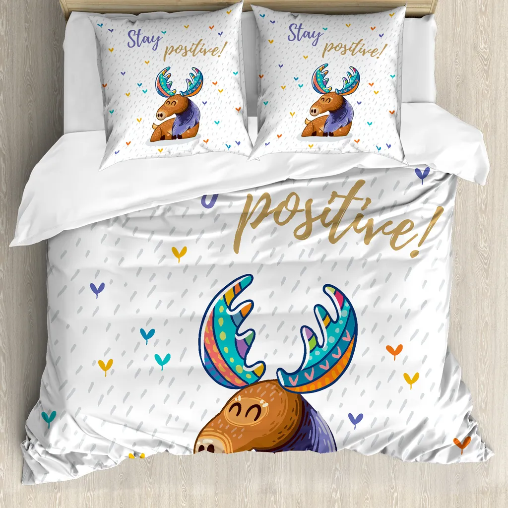 Copripiumino ABAKUHAUS Antiacaro 200x200 | Set Letto Pioggia Cuore