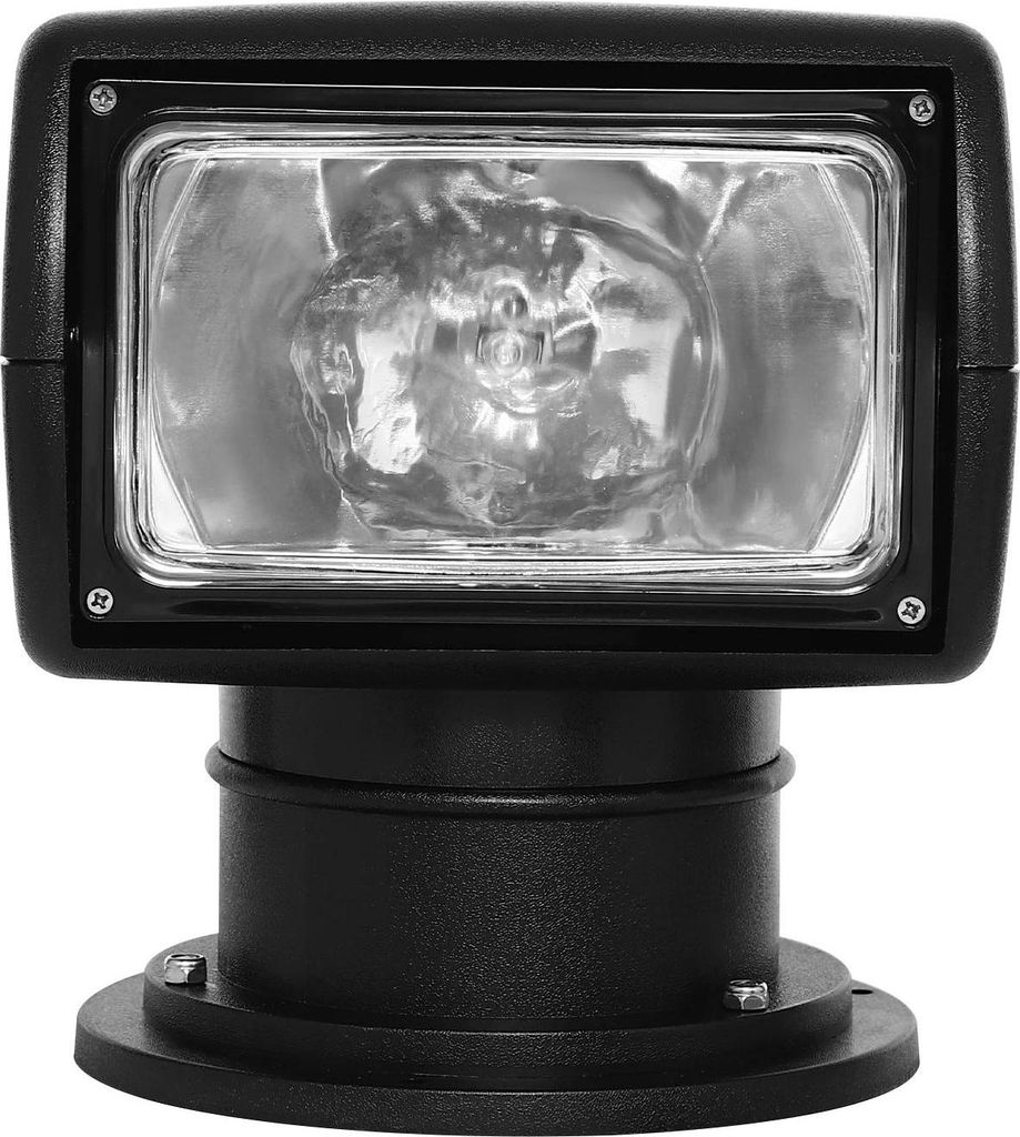 Fernbedienbarer Suchscheinwerfer - Tragbarer Strahler - 100 W - 12 V DC - Halogen - IP66 - 355°/72° Rotation - Für Boot/Yacht