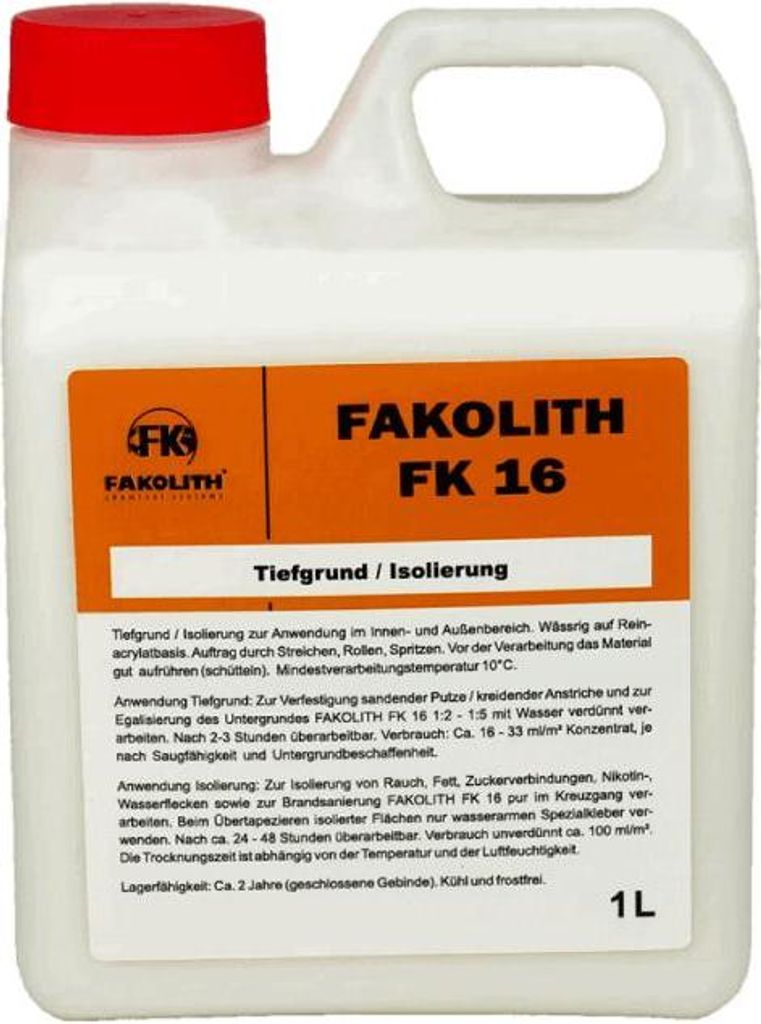 FAKOLITH FK 16 Tiefgrund - Isolierung1 Liter