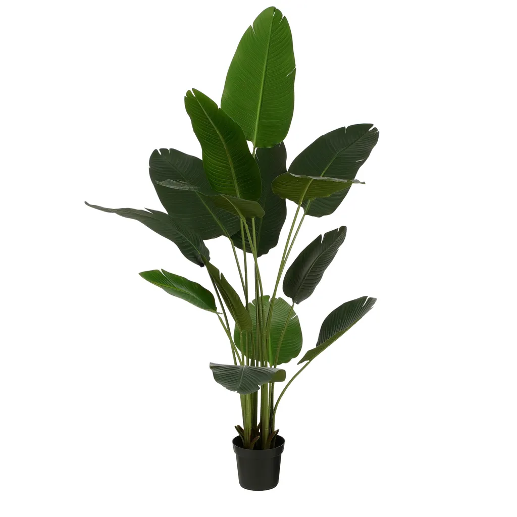 Mica Decorations Bananier Artificiel avec Pot Vert H180 x D30 cm