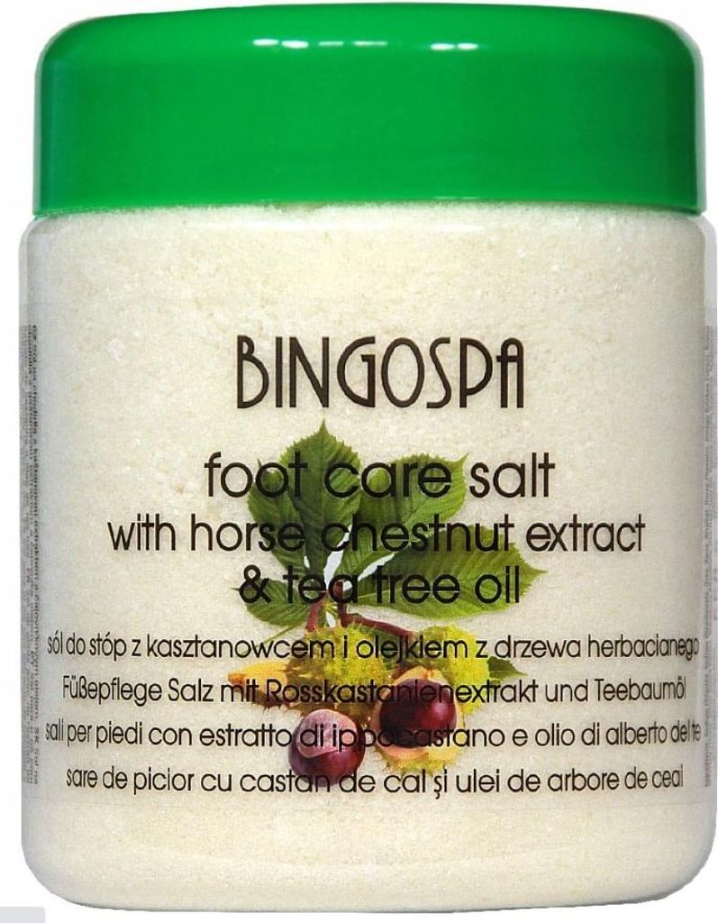 BINGOSPA Fußsalz mit Rosskastanie 550 g Produktbild 