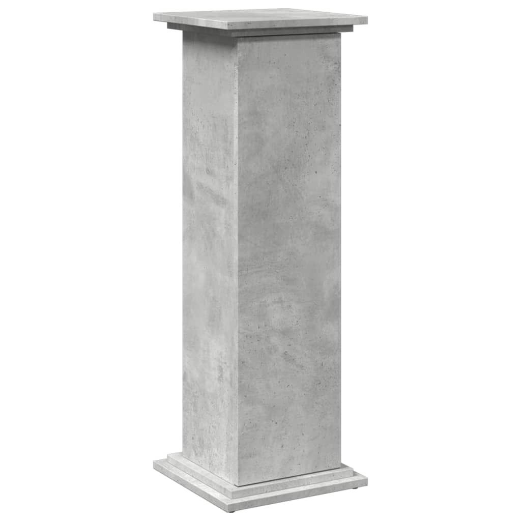 "WINTER SALE" Postament mit Stauraum Betongrau 31x30x90 cm Holzwerkstoff - Tische für Garten, Balkon NEU8783139