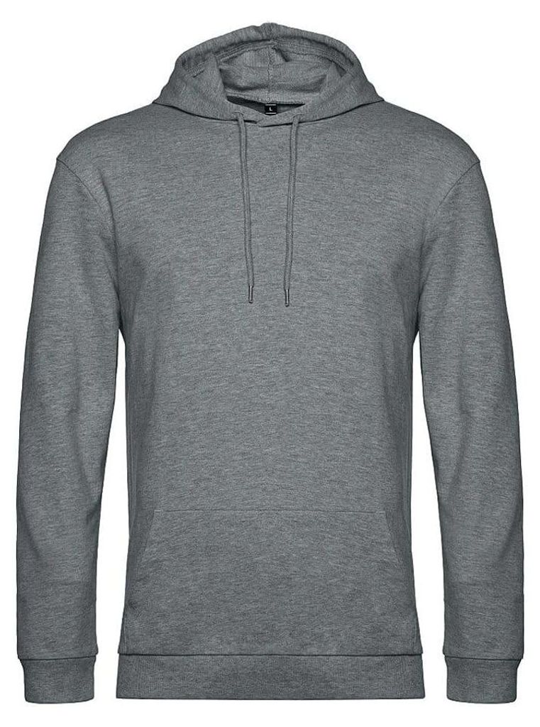 B&C - Kapuzenpullover für Herren LT2484 (XXL) (Mittelgrau)