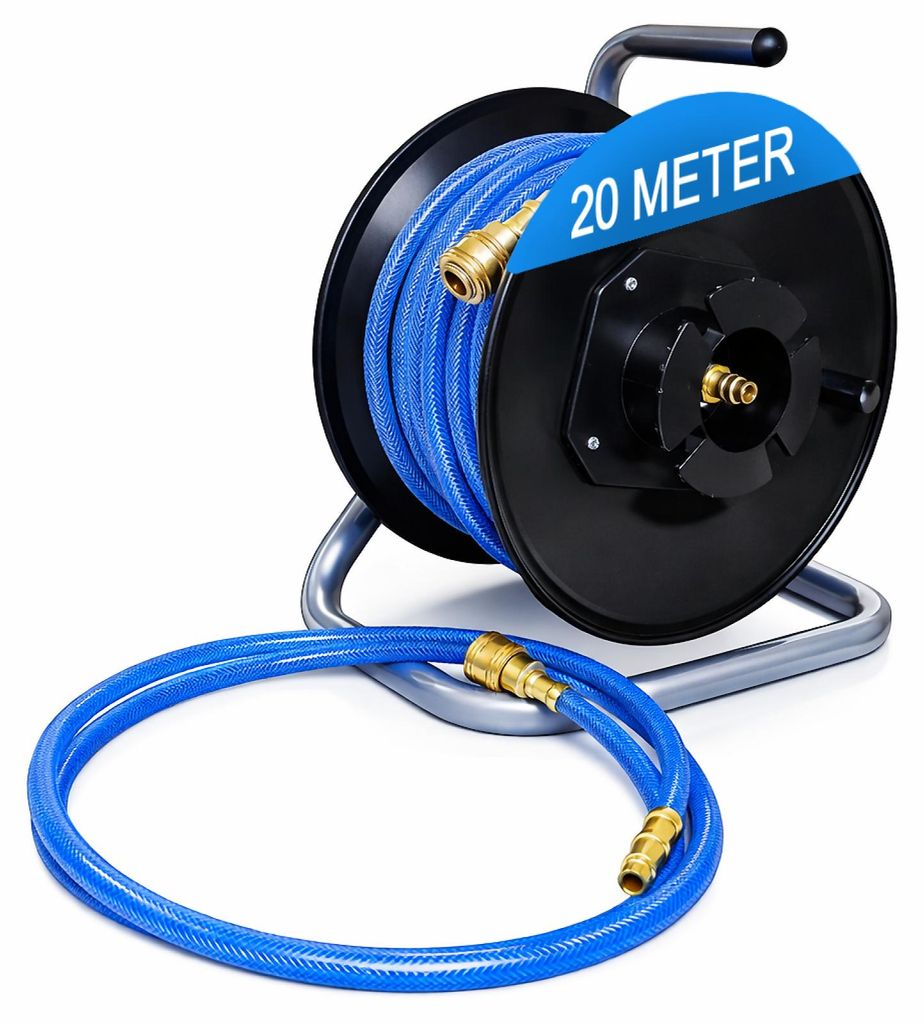 Bituxx Druckluftschlauchtrommel  20 Meter manuell MS-20003 Produktbild 