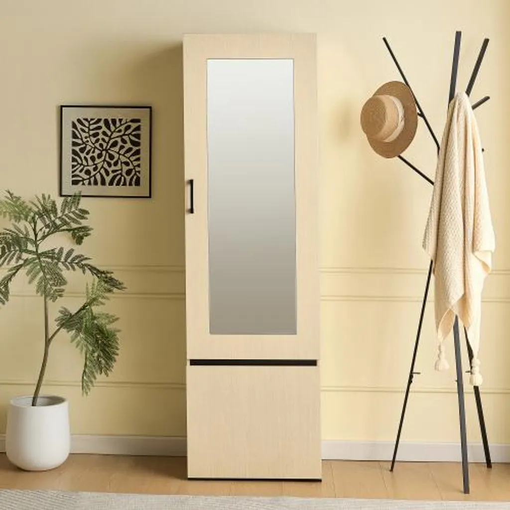 Armoire de chambre et entrée avec miroir - Rangement pour appartement