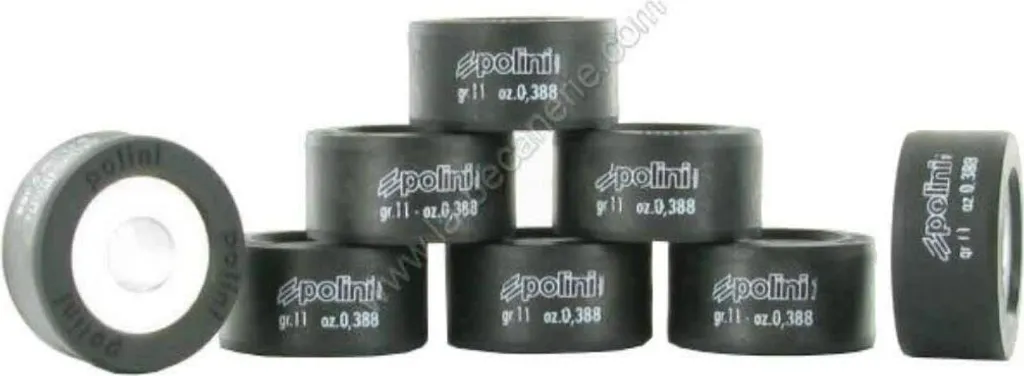 Galets pour variateur Polini 11,5g pour optimiser l'accélération