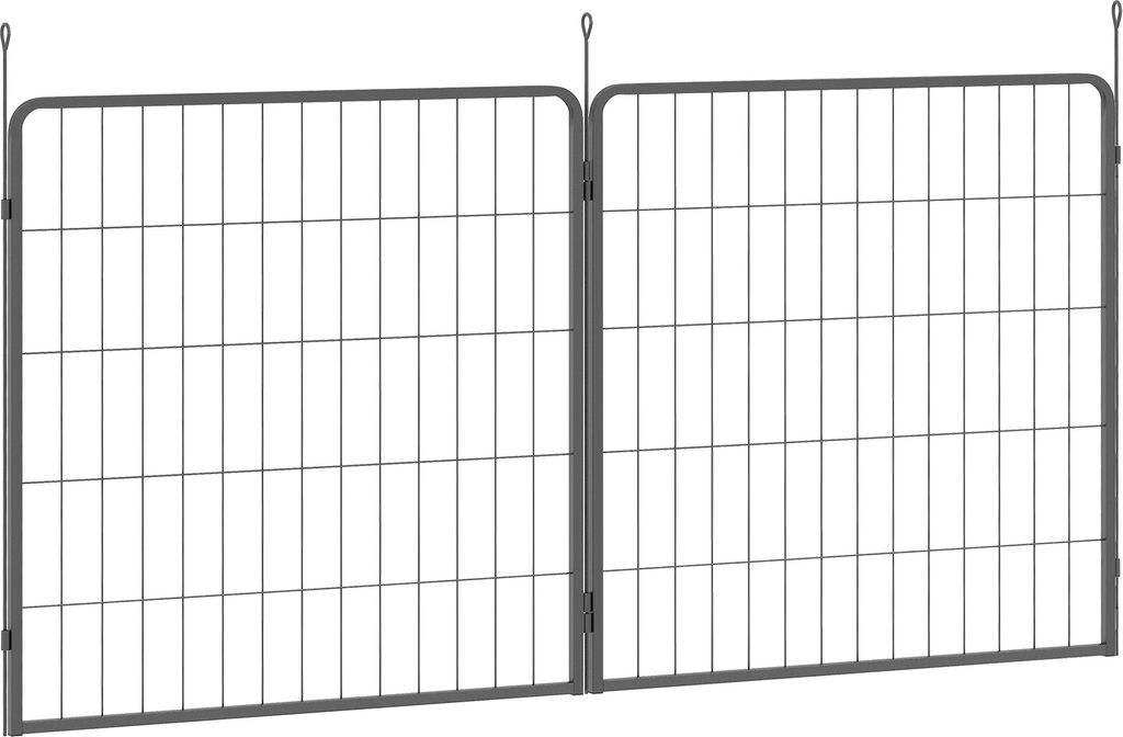 PawHut sada 2 prodlužovacích panelů pro venkovní ohrady pro Obrázek produktu 