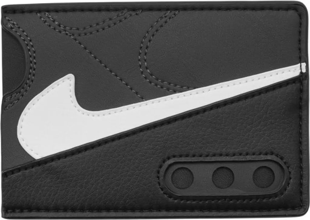 Nike Icon Air Force 1 Portefeuille BS6185 - Gris Foncé et Noir Design