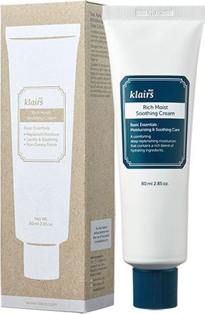 KLAIRS Crème Hydratante Riche et Apaisante 60 ml - crème Image du produit 