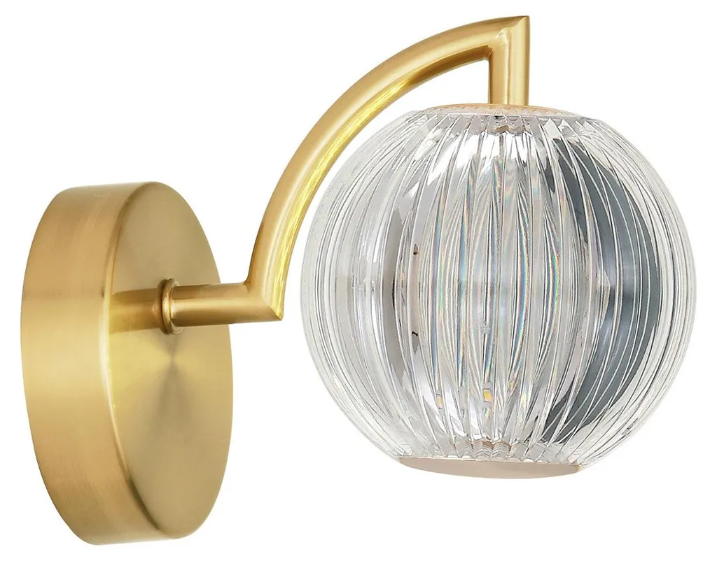 Applique murale LED BRILLANT dorée 5W 410lm Light Prestige IP20
