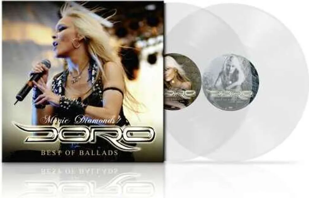 Vinyle Transparent Doro Magic Diamonds Édition Limitée Best Of Ballads