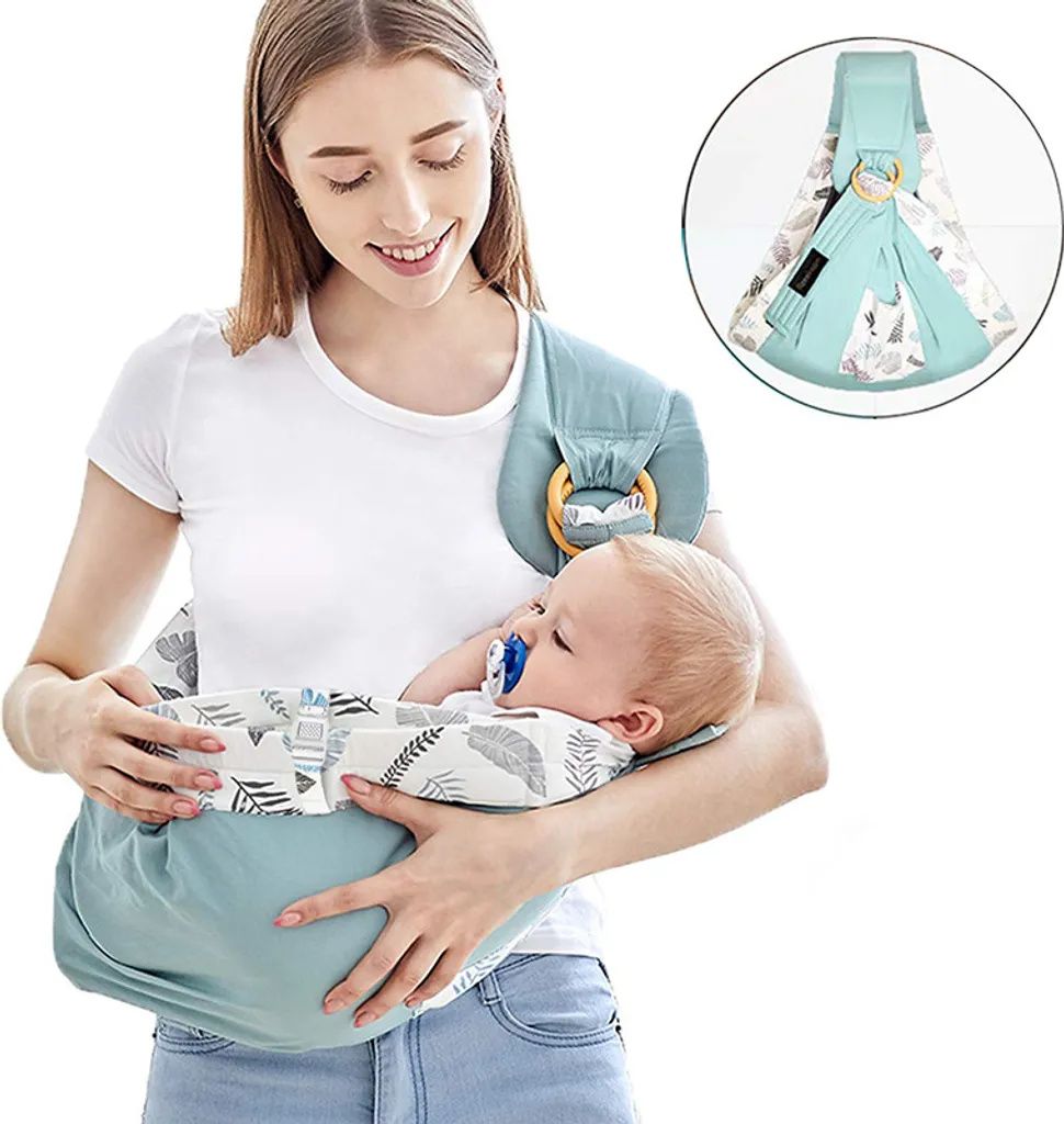Babytrage,Babytragenschlinge, Baby haltend,für Neugeborene Produktbild 