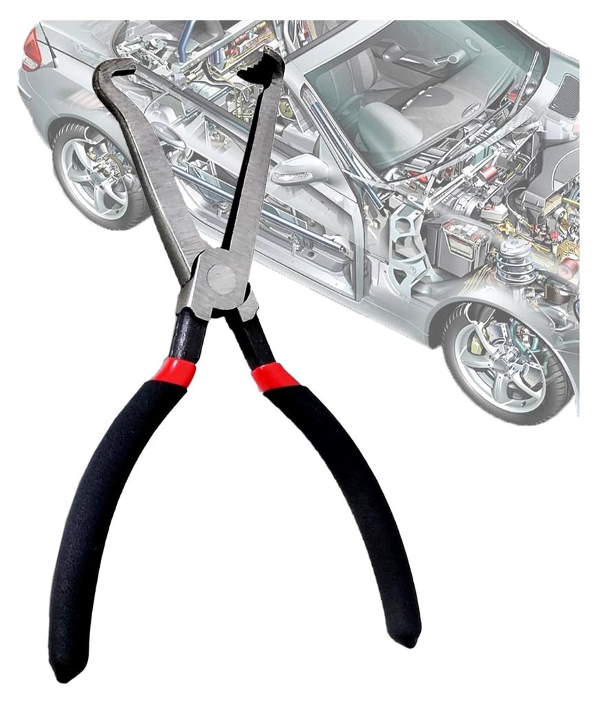 Elektrische Steckerzange - Stromtrennzange für Automobile - Rutschfeste Abziehzange für Klemmenabbund und Relaisstecker