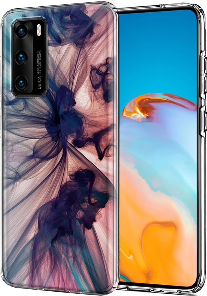 Motiv TPU Cover für Huawei P40 Hülle Silikon Case mit Muster Handy Schutzhülle