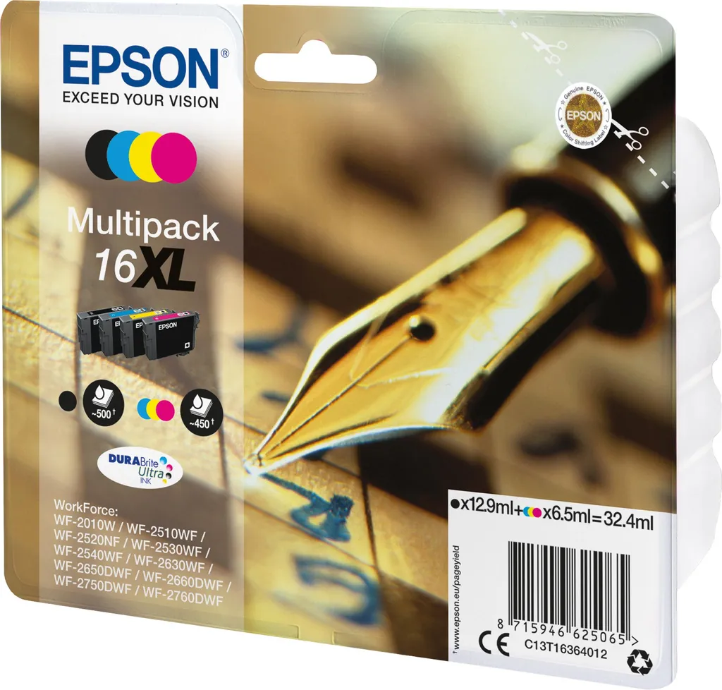 Epson T1636 XL Multipack : Évitez les Bavures et Imprimez Plus Longtemps - 3