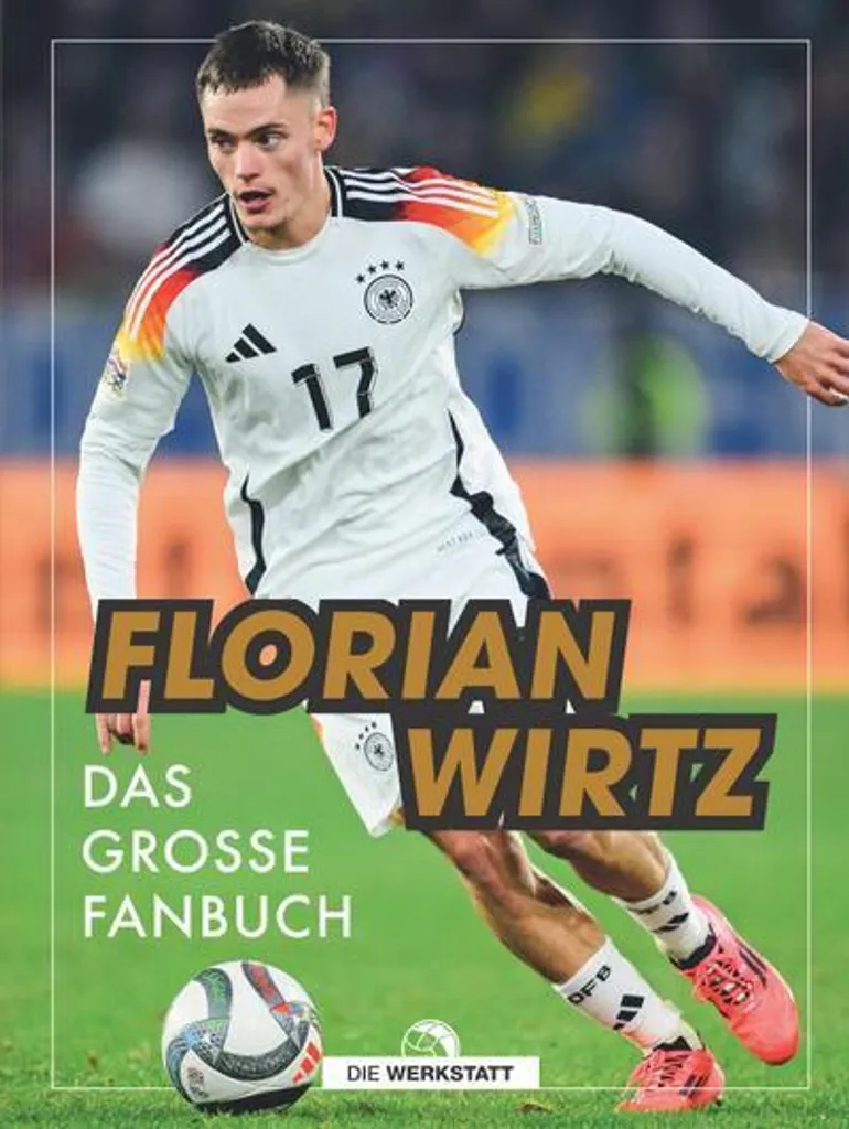 Maillot de foot Florian Wirtz taille L domicile blanc et noir