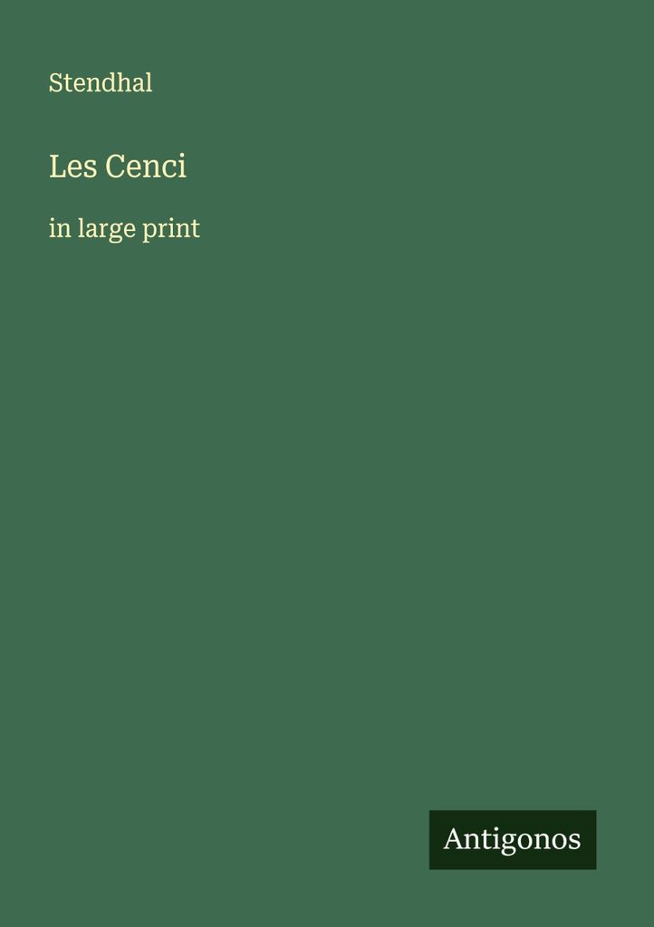 Die Cenci