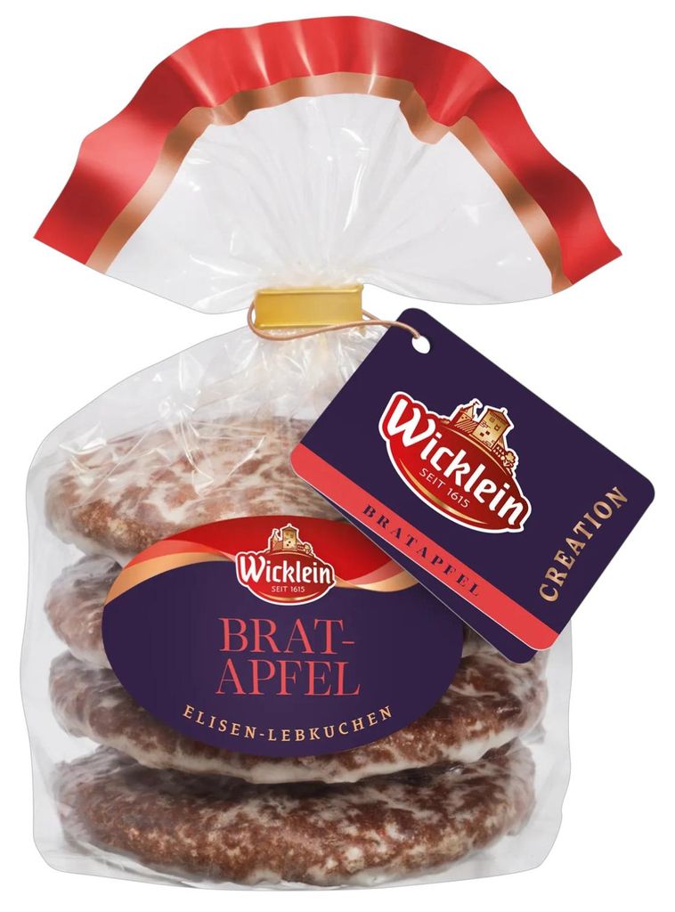 Wicklein Creation Elisen-Lebkuchen Bratapfel 275g Produktbild 