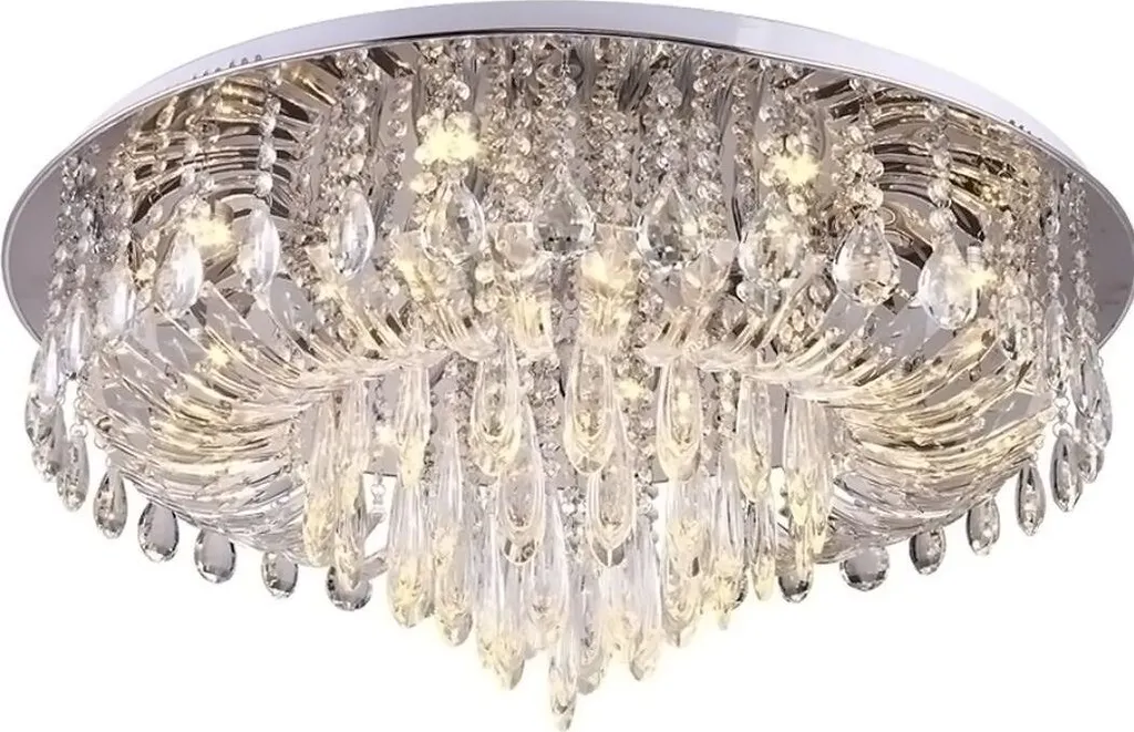 Luminaire Design Toolight APP781-9C à 9 Lampes en Verre Transparent Chic