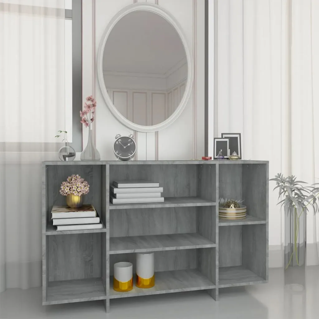 Credenza Salvaspazio 120cm Grigio Sonoma - Mobile Multiuso Legno