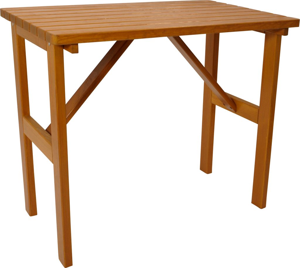 DEGAMO Stehtisch Bartisch Partytisch VILLACH 125x80cm rechteckig, Kiefer massiv 40mm hell lackiert, Innen und Außen