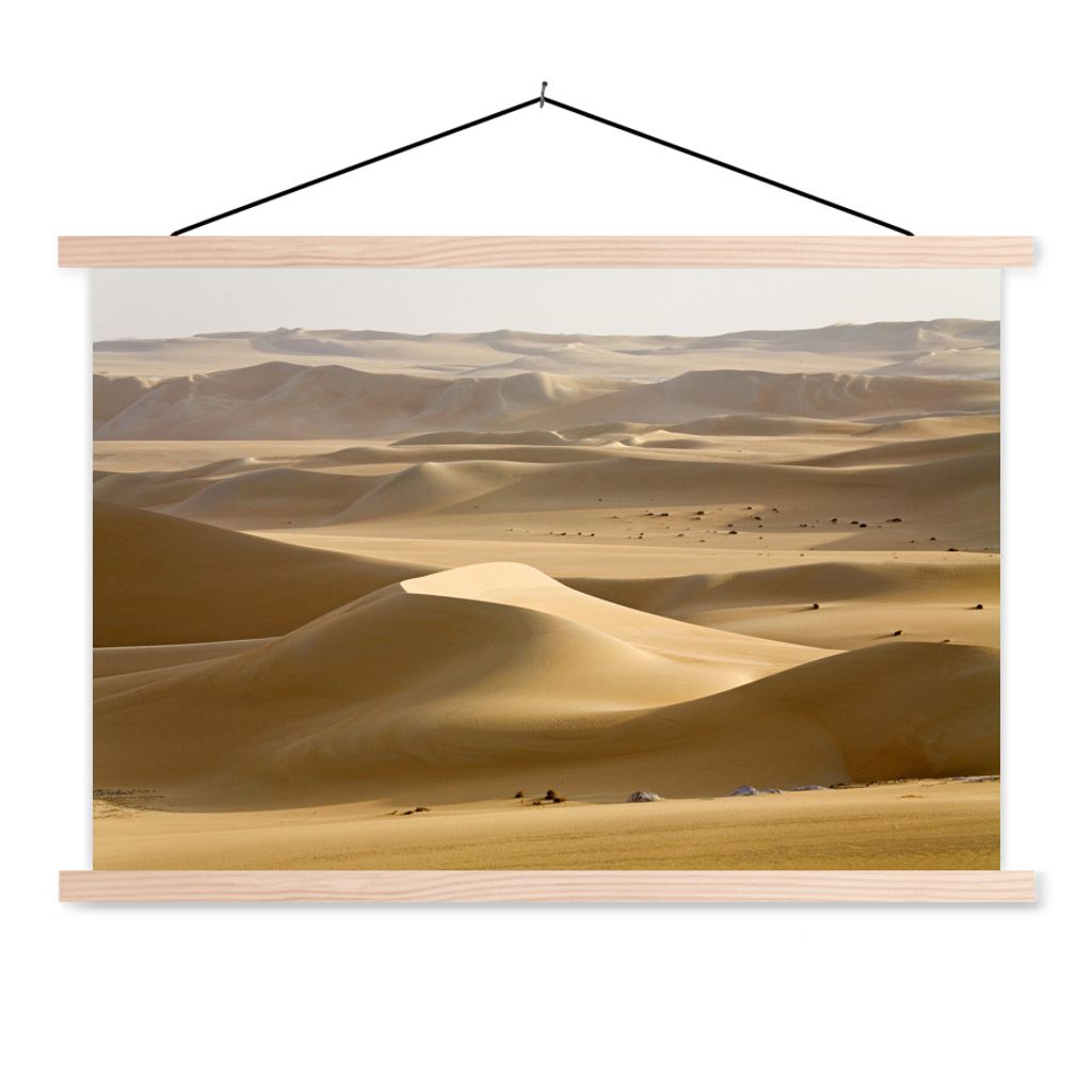 MuchoWow Textilposter Wüste in Ägypten 60x40 cm mit holzfarbenen Rahmen - Bilder