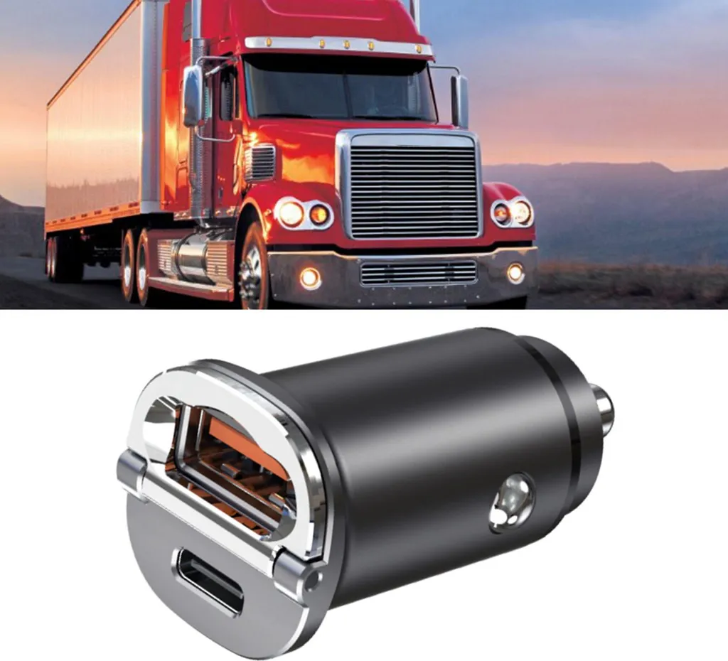 Mini Caricabatterie Auto USB C PD20W QC18W | Ricarica Veloce Dual Port