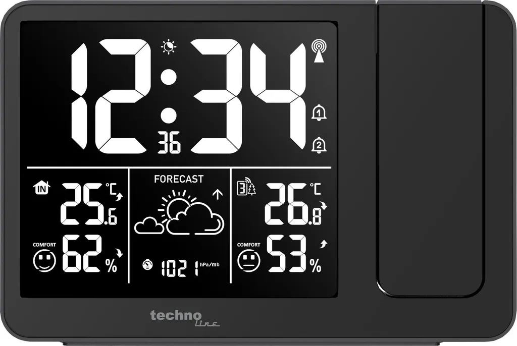 Réveil à Projection Météo : Anticipez votre Journée avec le WT548