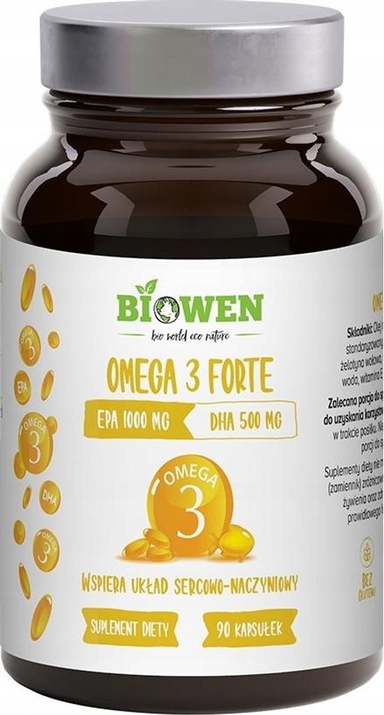 Omega-3 Forte Bezlepku 90 Kapsulí - Konopov (Biowen) Obrázok produktu 