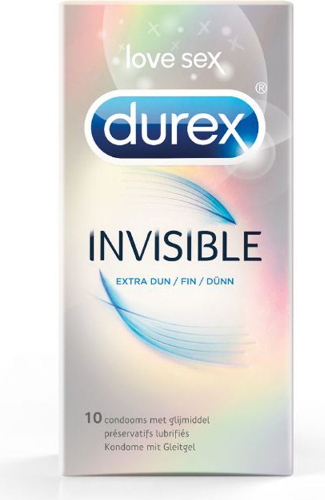 Preservativi Durex "Invisible", 10 pezzi Immagine del prodotto 