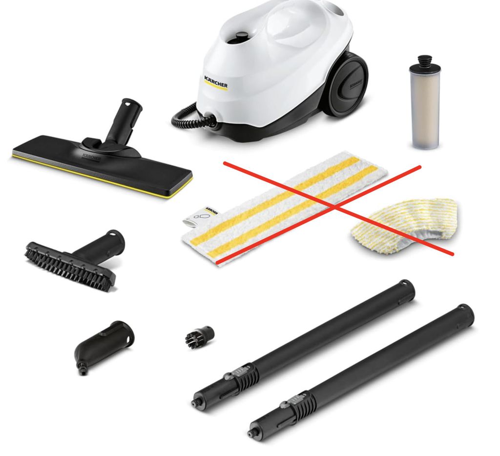 Kärcher SC 3 EasyFix, Valcovitý parný čistič, 1 L, Čierna, Obrázok produktu 
