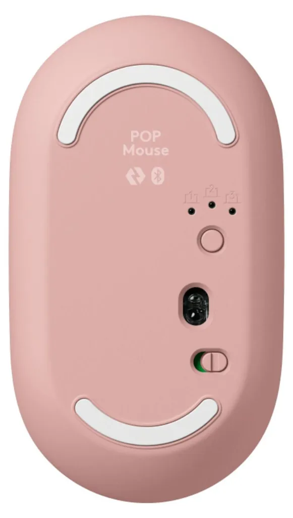 Ensemble Clavier Souris Bluetooth Logitech POP ICON COMBO Rose Bureau