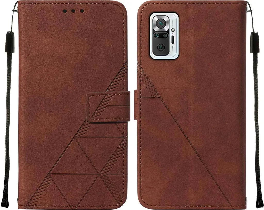 Custodia Business Xiaomi Redmi Note 10 Pro | Pelle Marrone con Goffratura