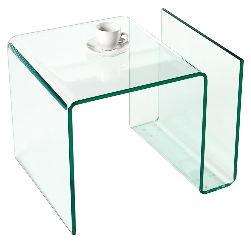 Couchtisch 50cm Glas Design Tisch Modern Wohnzimmer JETZT Produktbild 