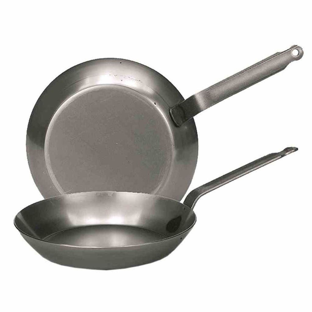 TURK poêle 24cm fer avec manche plat et oeillet Image du produit 