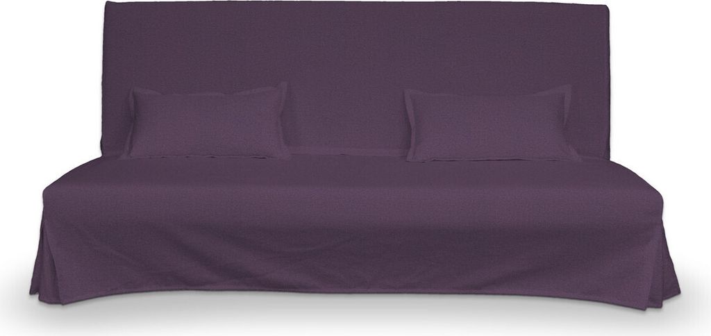 Dekoria Bezug für Beddinge Sofa, lang mit zwei Kissenhüllen, violett, Bezug für Beddinge