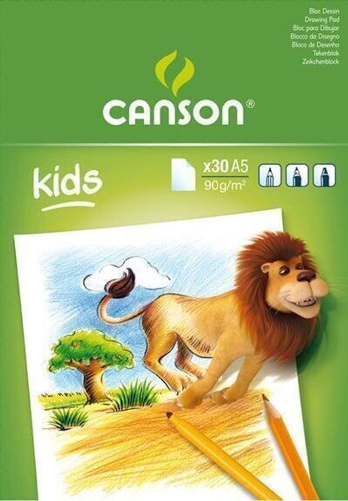 Canson Zeichenblock Kids A5 400015581 von LYRA