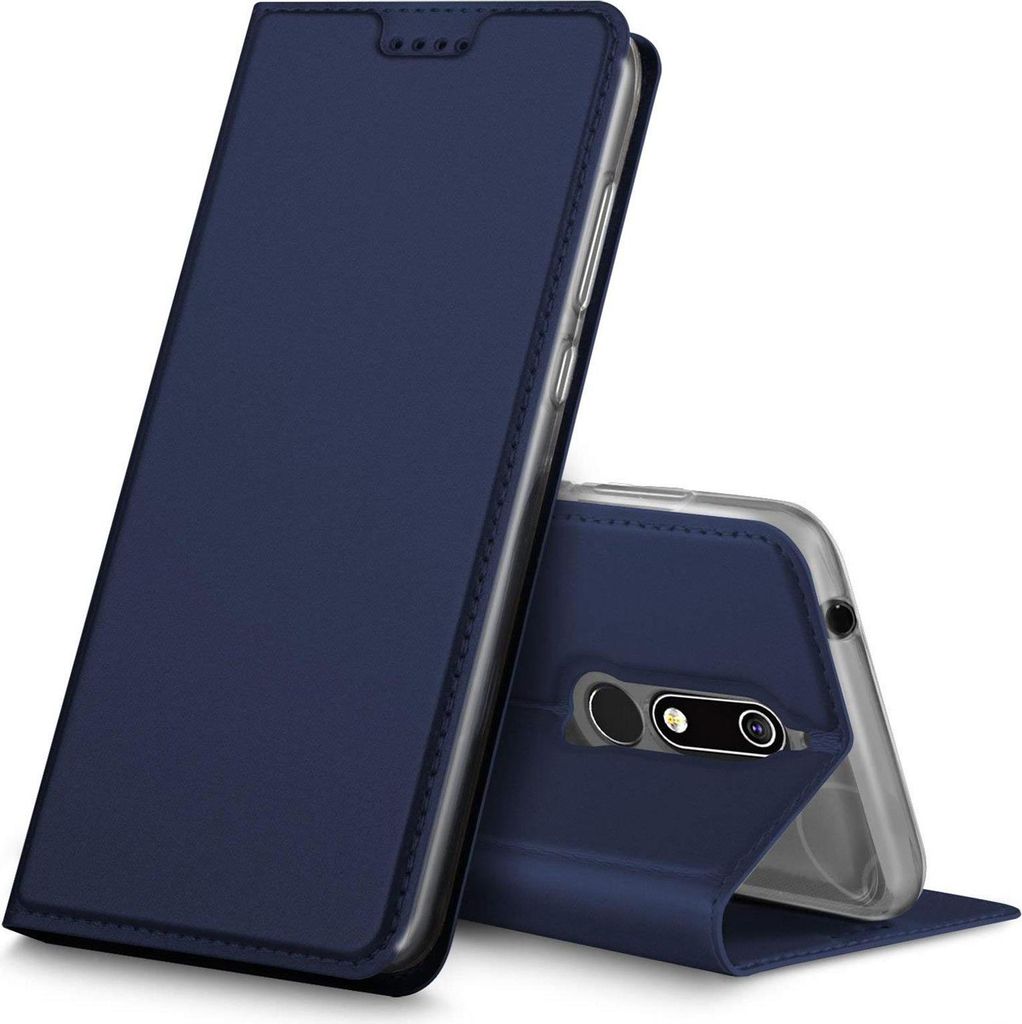 Handy Hülle Nokia 5.1 Book Case Schutzhülle Tasche Slim Flip Cover Etui