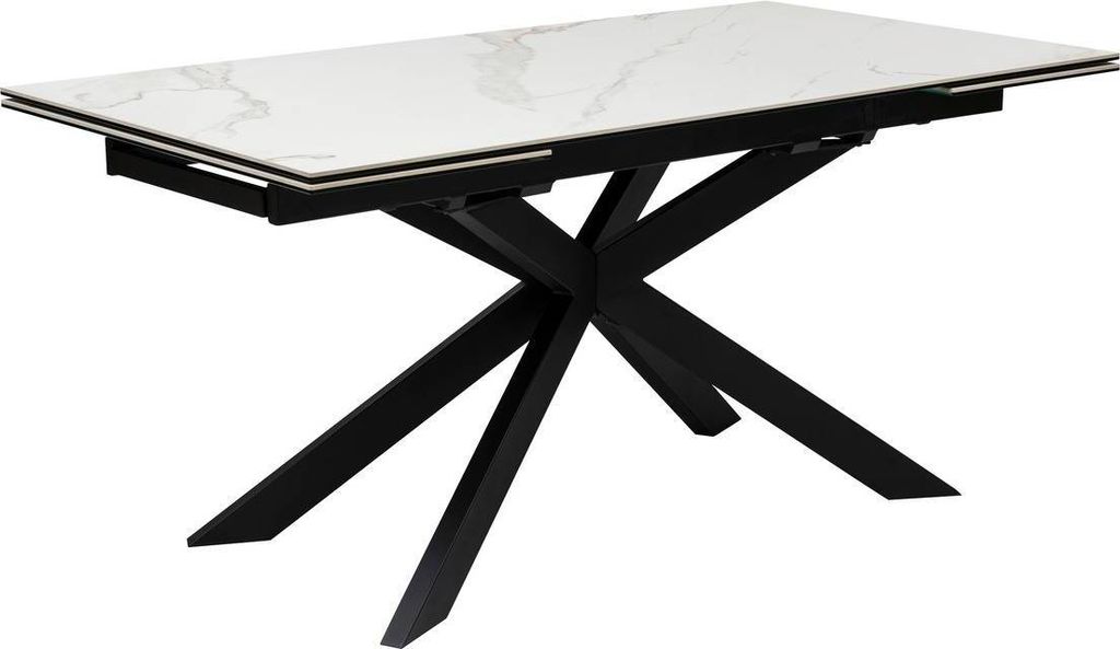 Ausziehbarer esstisch "boot" weiß 160x90x76cm - Atmosphera créateur d'intérieur