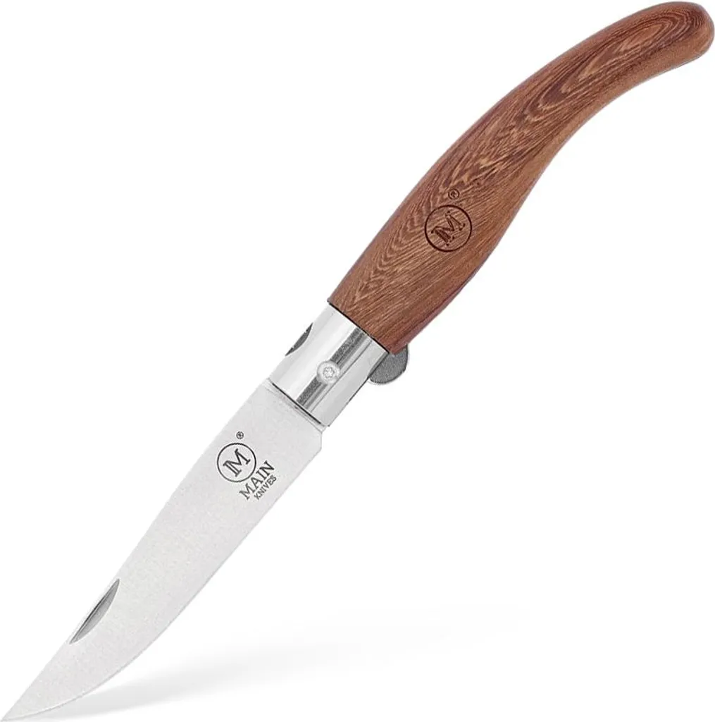 Couteau Pliant en Acier 440A Ultra Résistant et Manche Noble en Bubinga