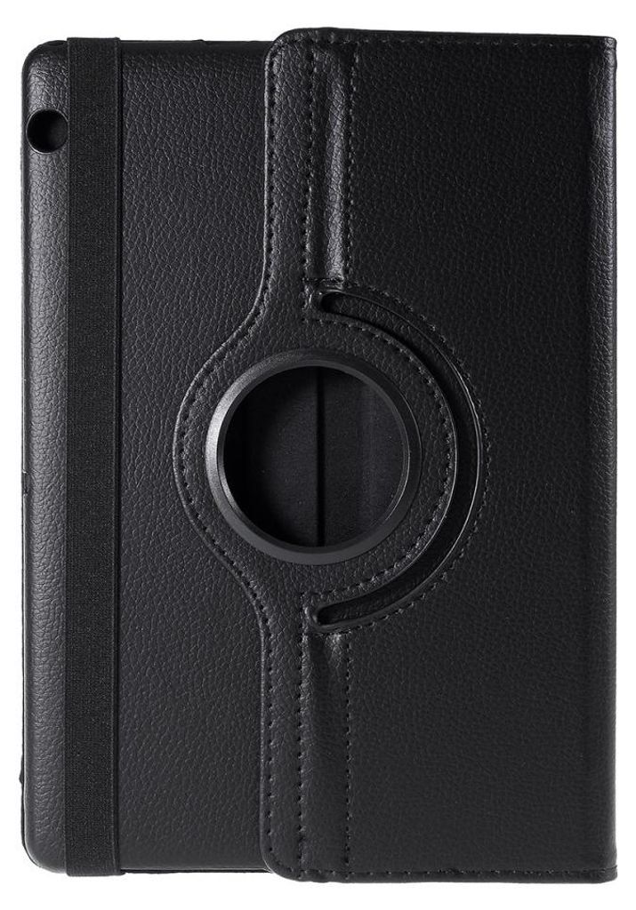Huawei MediaPad T3 10 Hülle - 360° Rotating Klapphülle - Schwarz