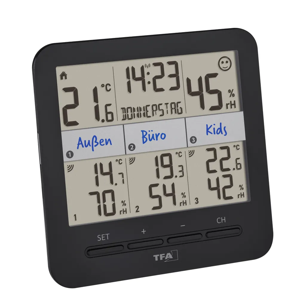 Moniteur de climat TFA 30.3075.01 Klima@Home 2 avec alertes moisissure - 2