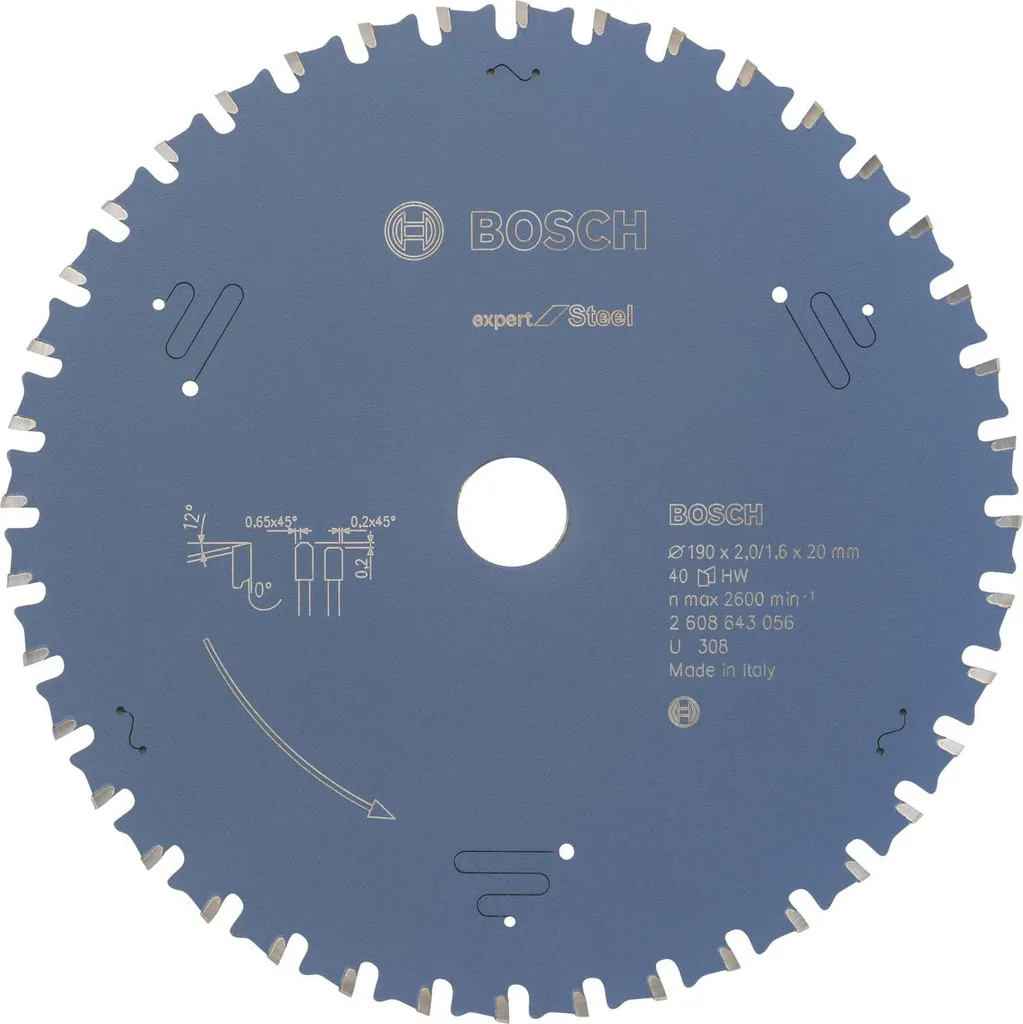 Lama Bosch Professional 2608643056 Expert for Steel 190mm | Shop