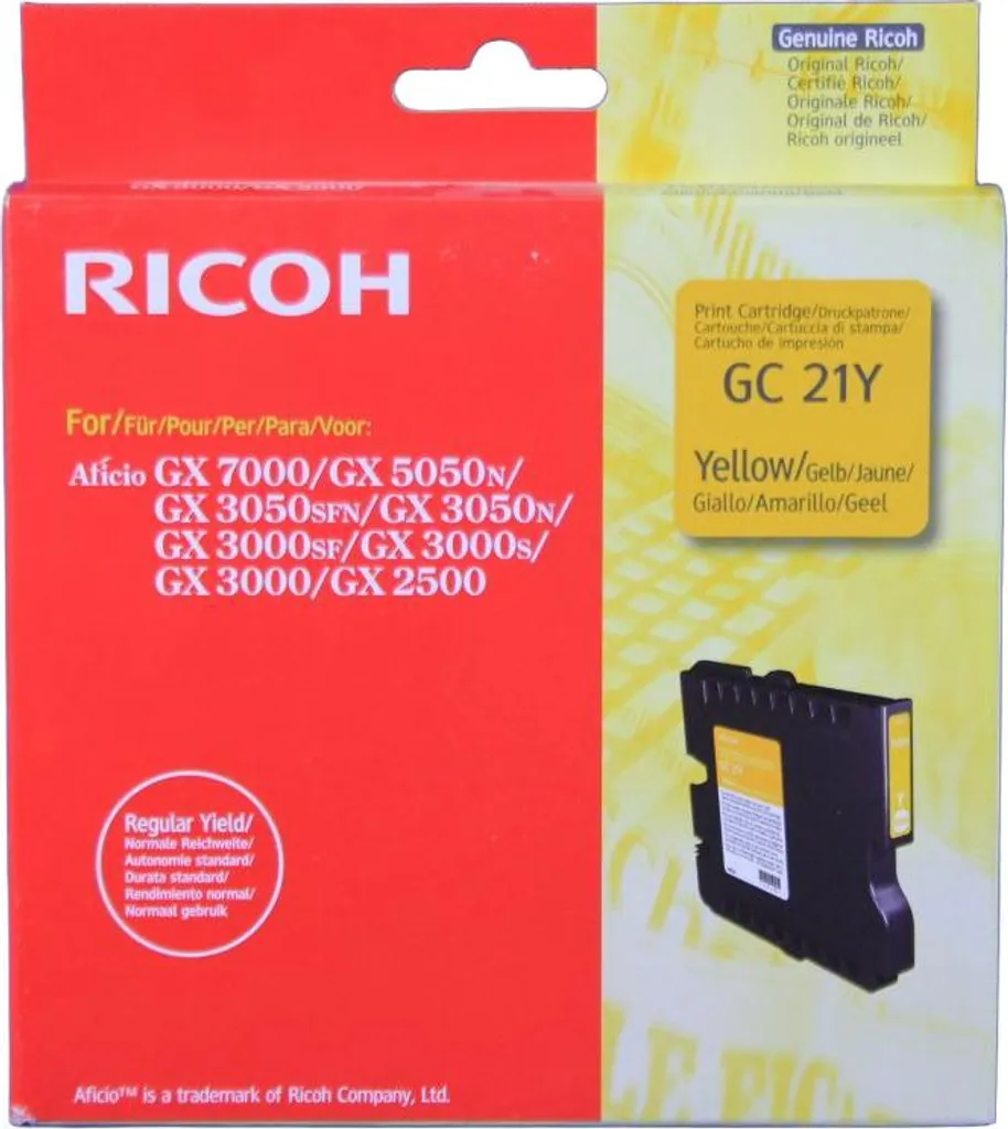 Giallo Ricoh GC41Y Originale 405764 - Stampe che Lasciano il Segno