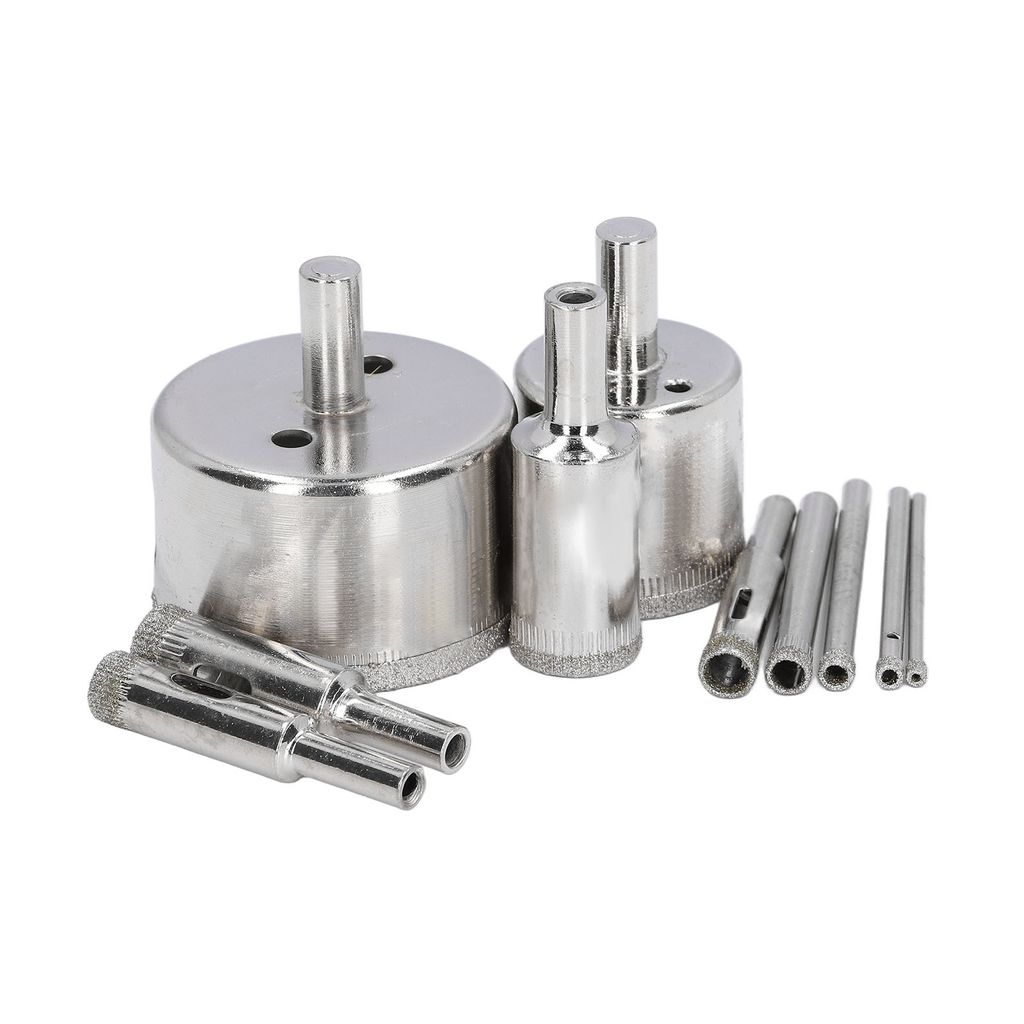 Diamant-Bohrer,Fliesen-Bohrer,Keramik-Bohrer,Lochsäge-Kit,Bohrloch-Bit,Fliesenschneider-Handwerkzeug
