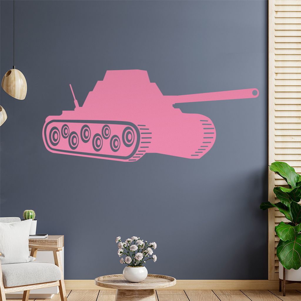 Panzer Krieg Panzerfahrer Wandtattoo Wandaufkleber Wall Sticker - Dekoration, Küche, Wohnzimmer, Schlafzimmer, Badezimmer