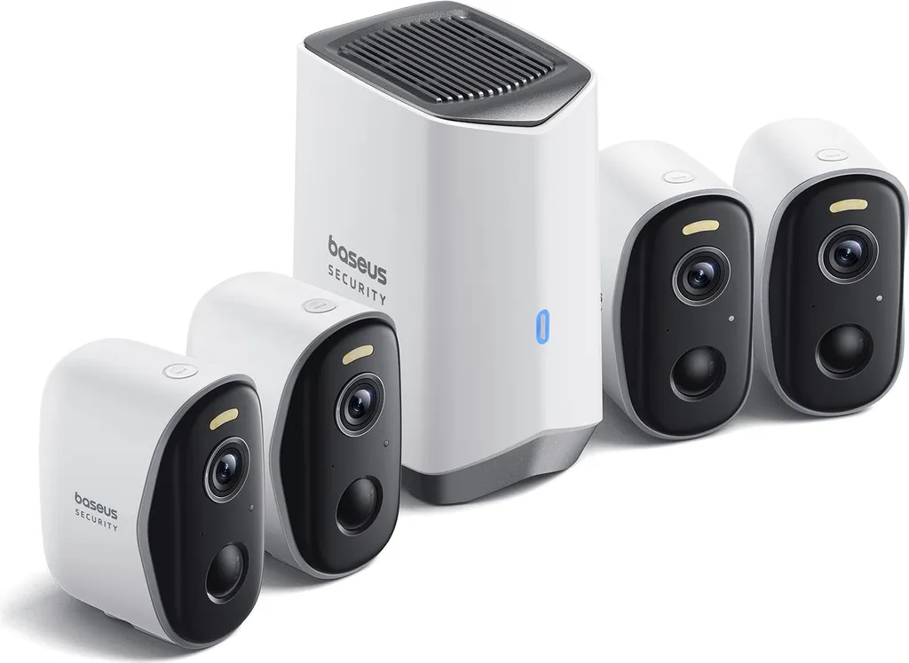 Kit Caméra Extérieure IP67 Baseus Security N1 Plus Autonomie 270 Jours