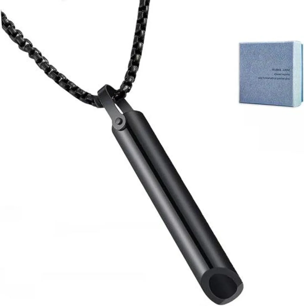 Bijou de relaxation respiratoire et pendentif de méditation zen 60cm