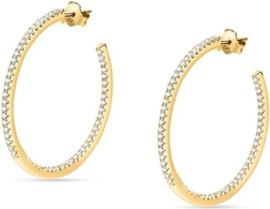 Anneaux dorés chics avec zirconia pour vos soirées et mariages
